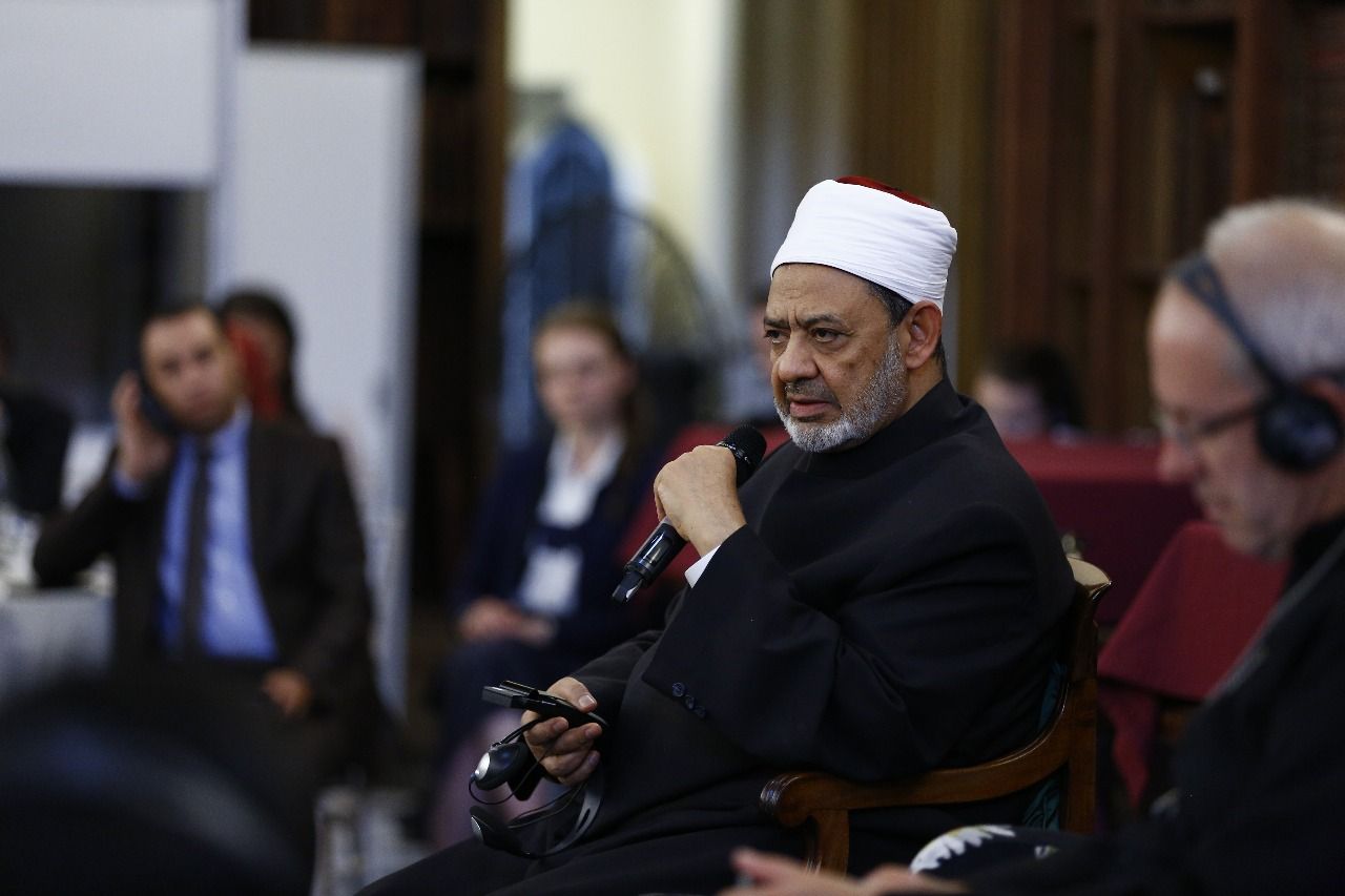 FOTO: Syekh Ahmad Ath-Thayyib di salah satu forum perdamaian.