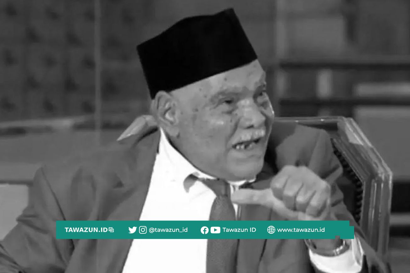 FOTO Almarhum Syekh Prof. Dr. Ibrahim Al-Khuli Guru Besar Balaghah Universitas Al-Azhar.