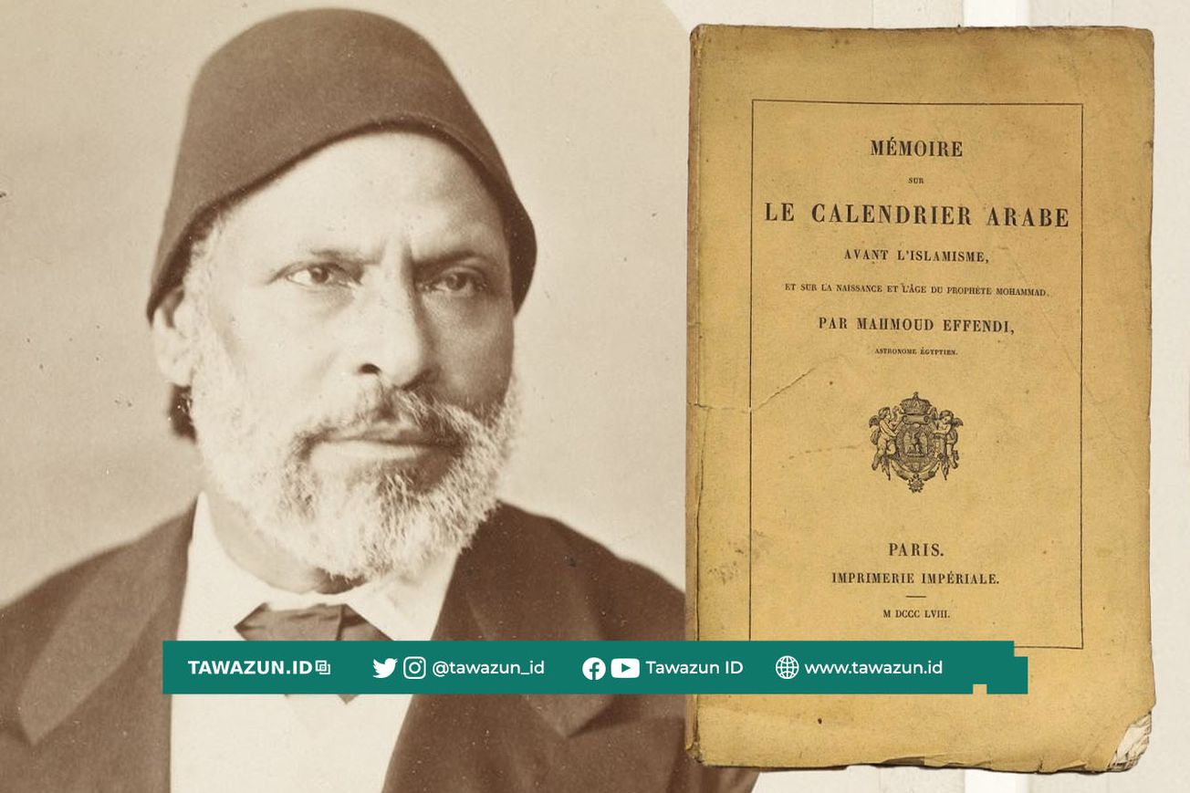 FOTO Mahmud Basya Al-Falaki dan buku karyanya yang diresensi. (Bibliothèque nationale de France)