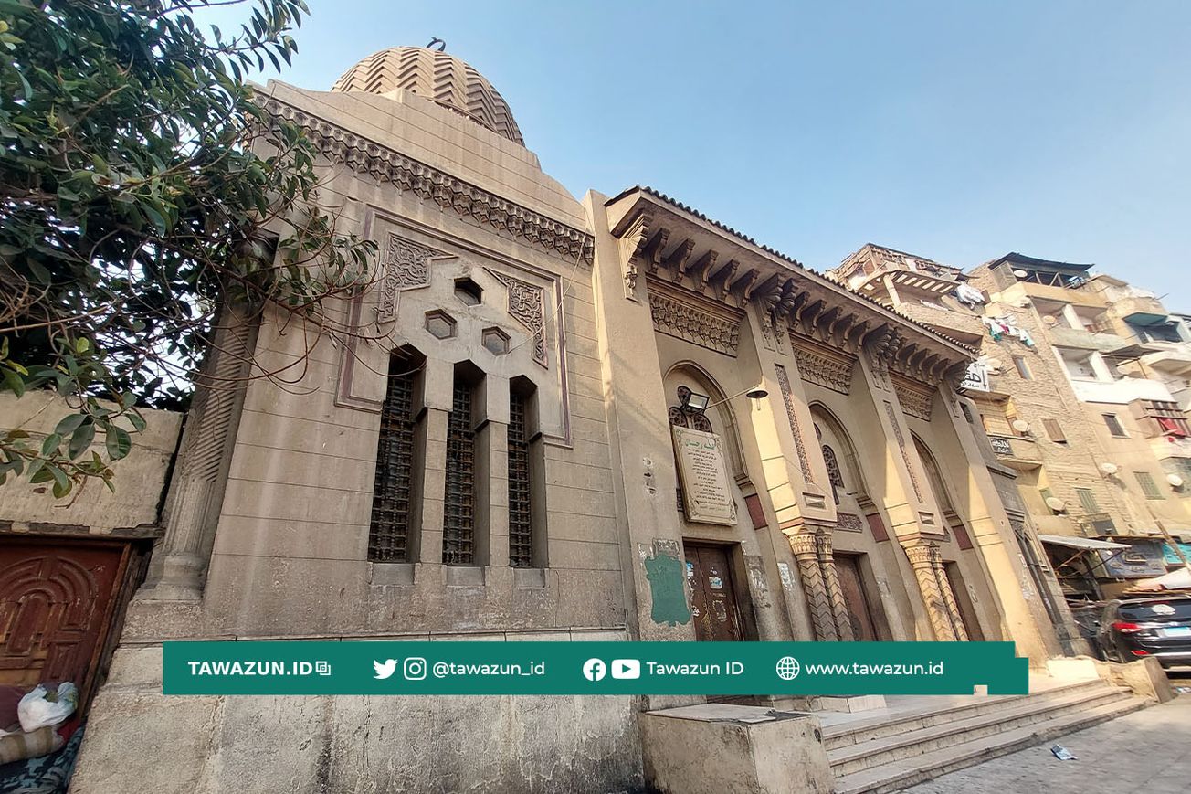 FOTO Masjid Syekh Hasan Al-‘Idwi di dekat Masjid Sayidina Al-Husain, Kairo, Mesir. (dok. penulis)
