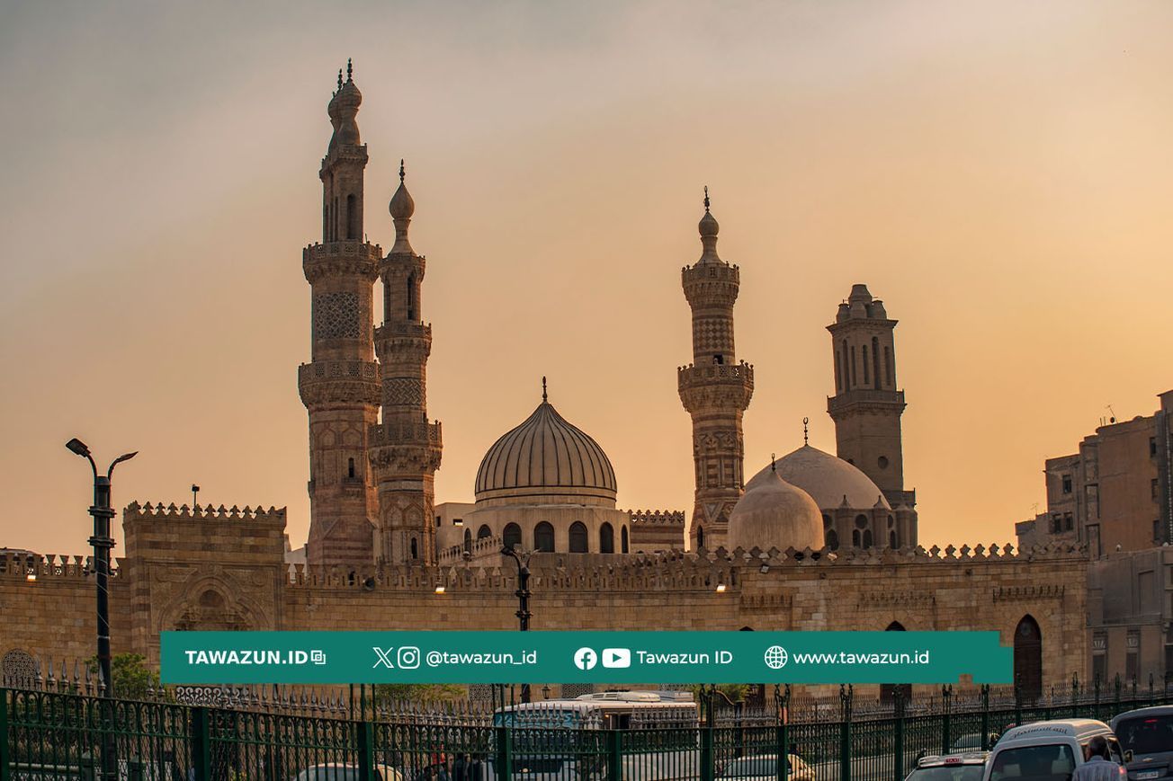 FOTO Masjid Al-Azhar di Kairo, Mesir. (Wikimedia/Ismaiel)