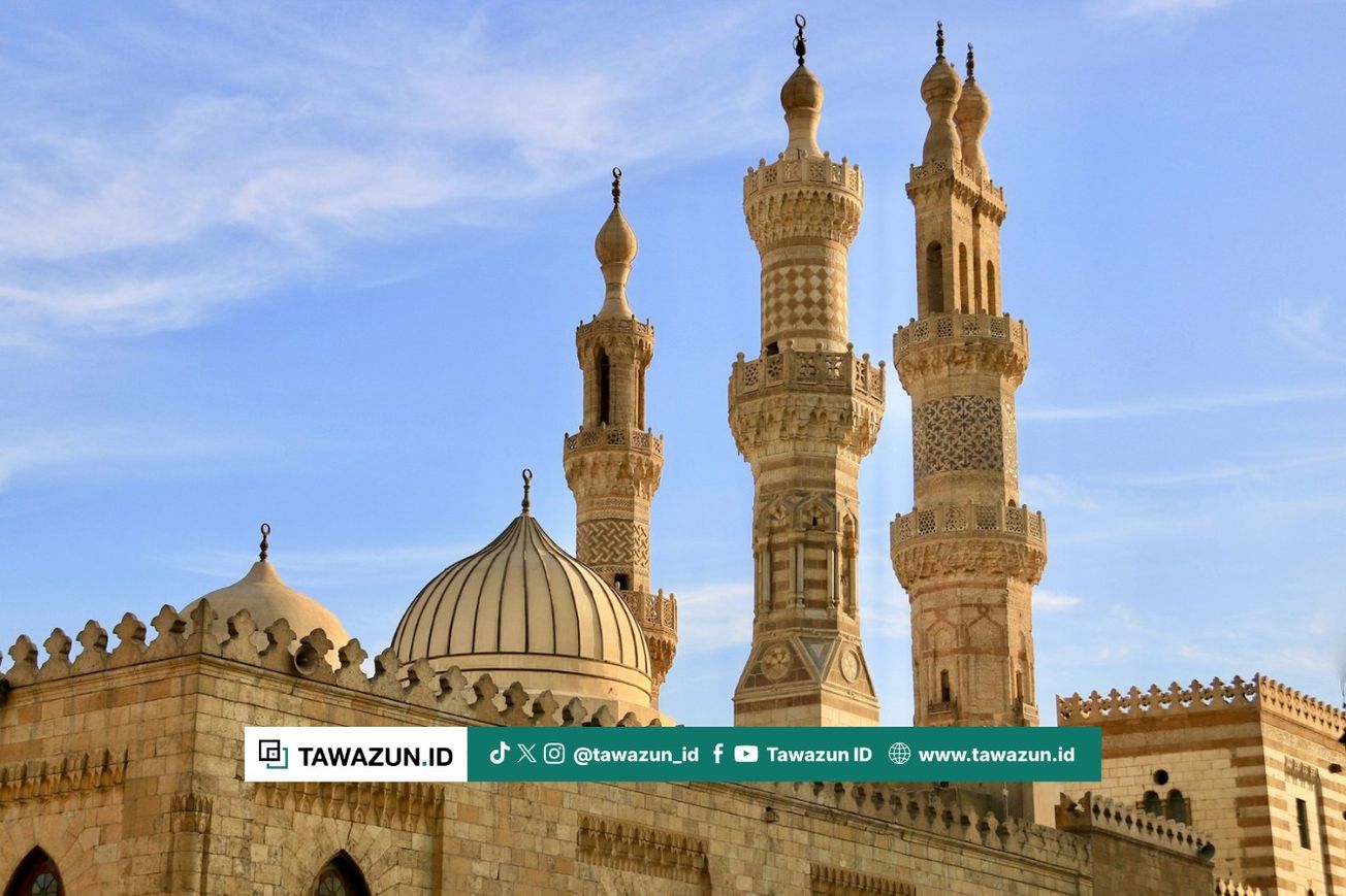 FOTO Masjid Al-Azhar di Kairo, Mesir. (Unsplash/Hongbin)