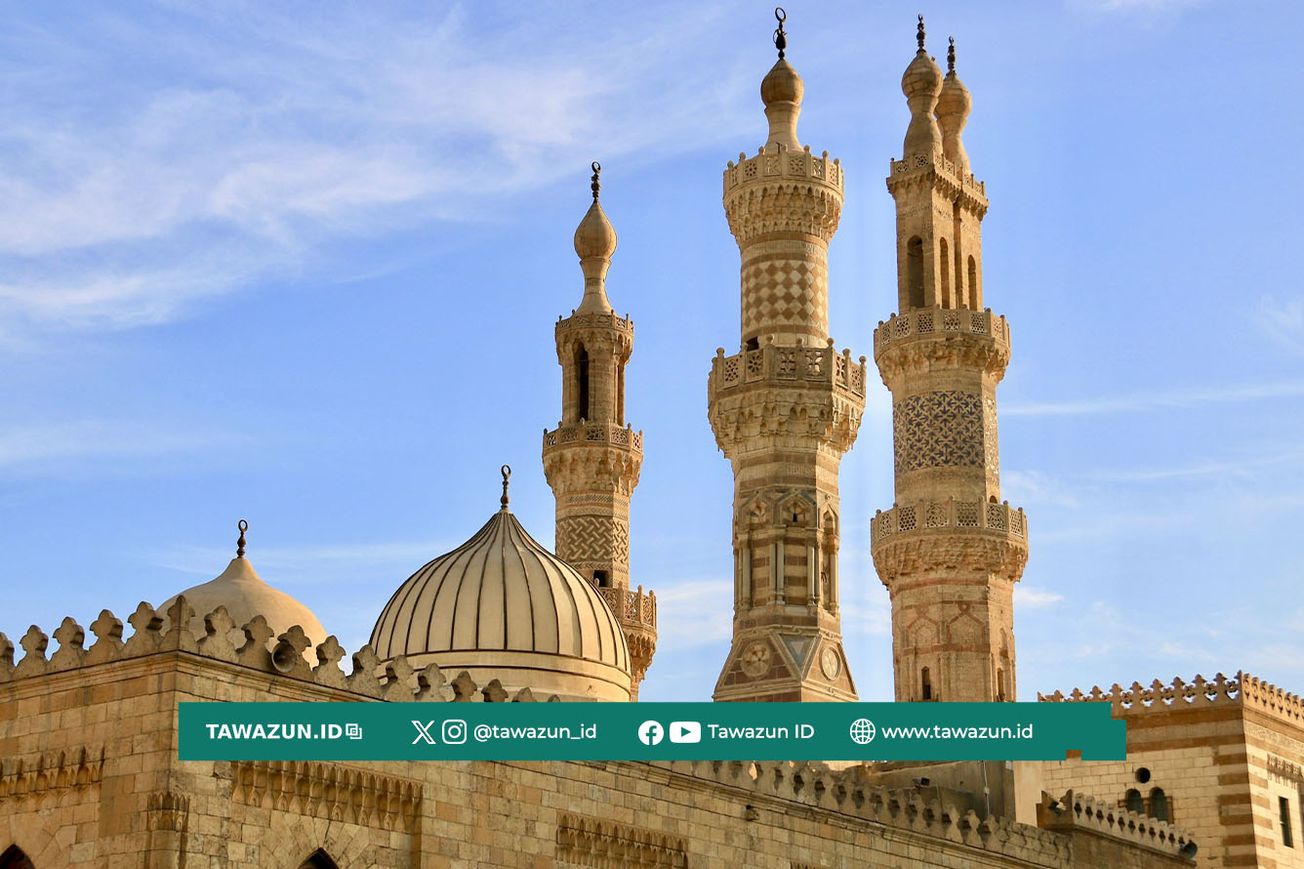FOTO Masjid Al-Azhar di Kairo, Mesir. (Unsplash/Hongbin)