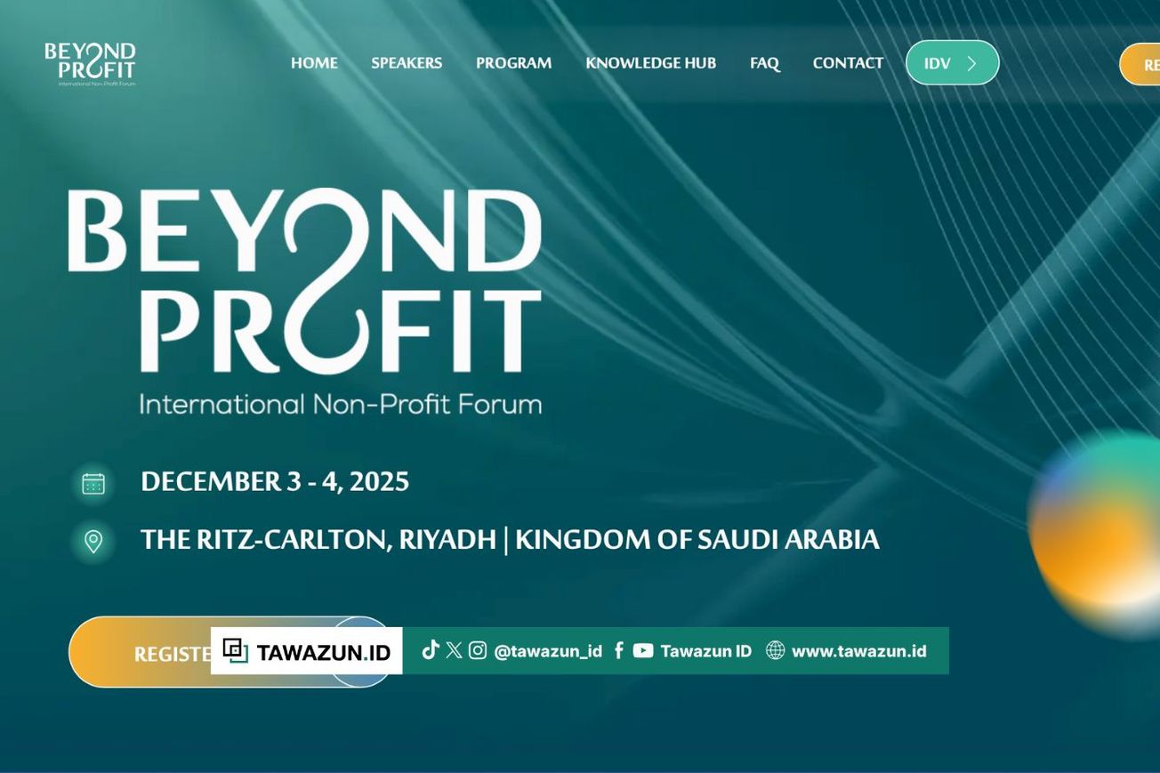 FOTO Tangkapan layar website resmi forum Beyond Profit.