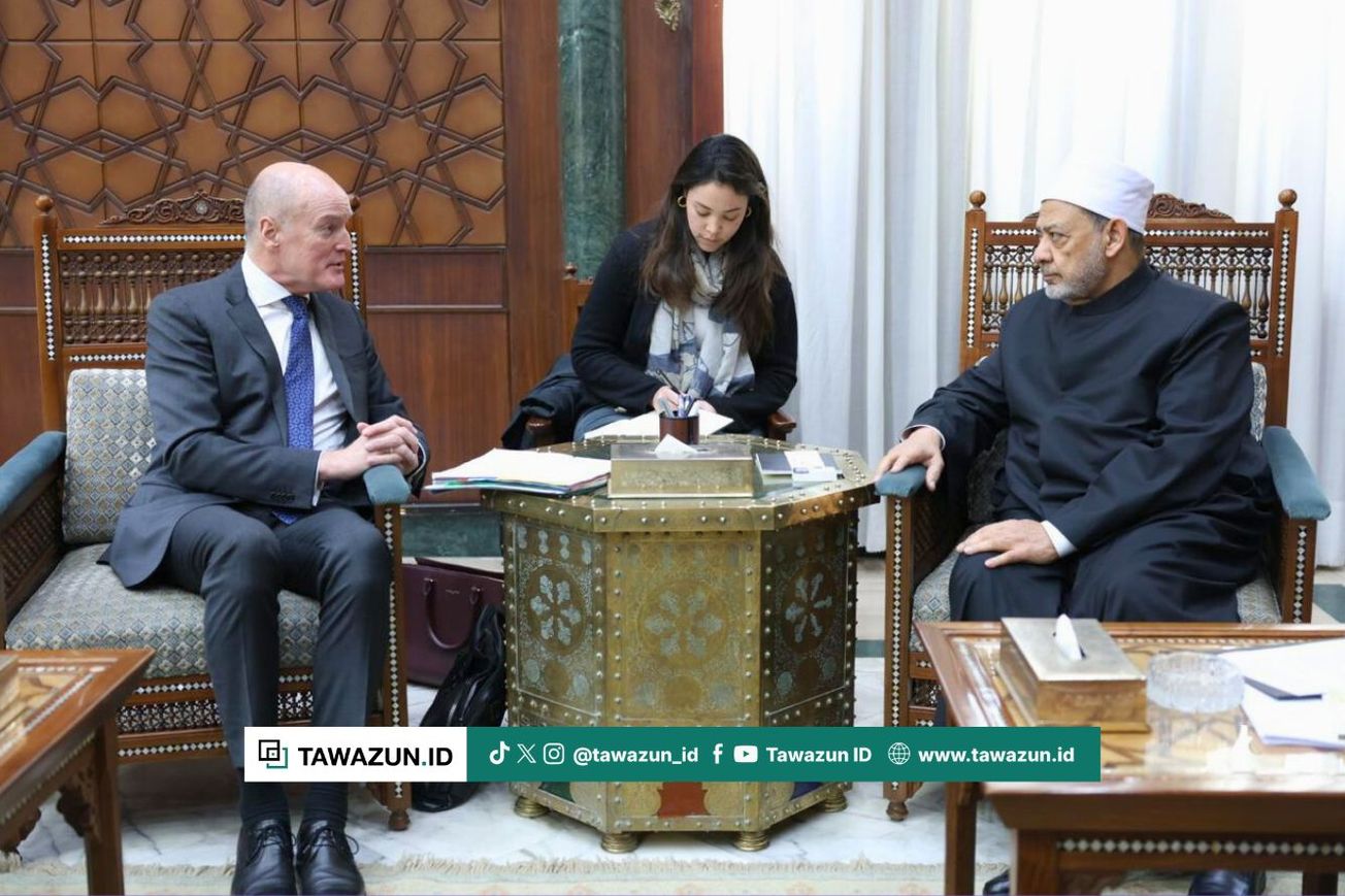 FOTO Pertemuan Imam Akbar Al-Azhar dengan Dubes Belanda untuk Hak Asasi Manusia. (Al-Azhar)